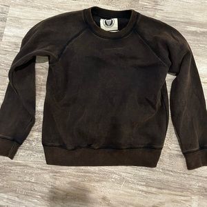 Urban Outfitters slim washed brown crewneck small